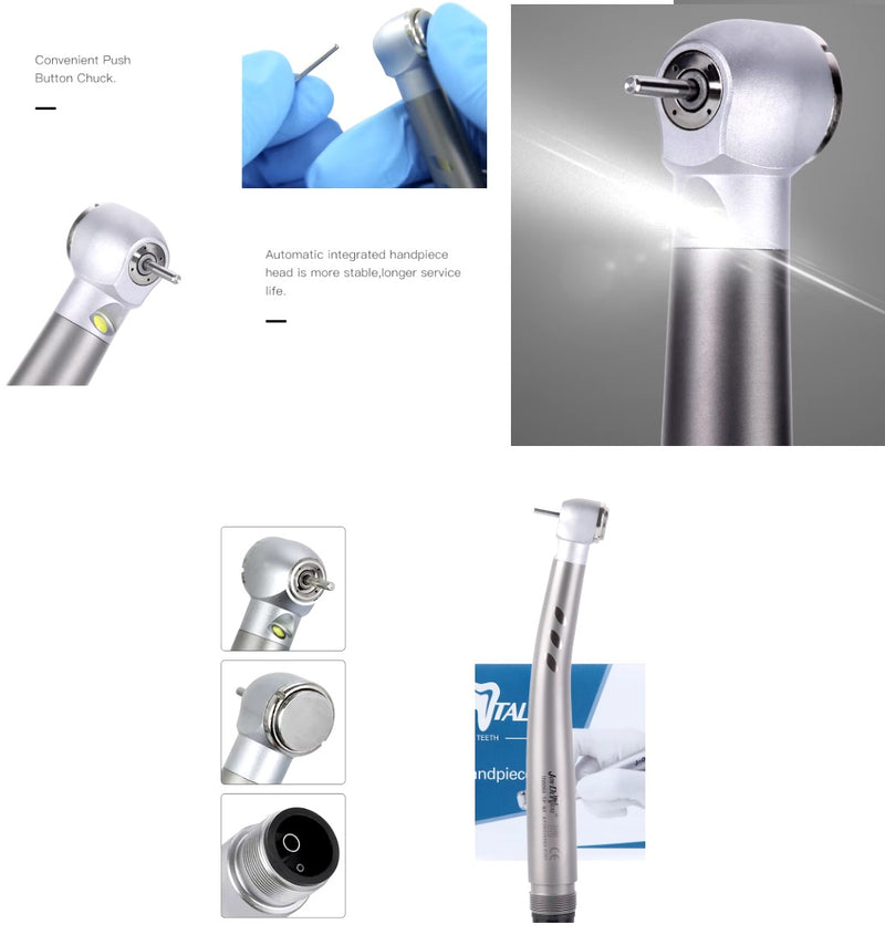 Pieza De Mano De Alta Velocidad Dental luz led