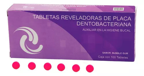 Tableta Reveladora de placa dentobacterianapara profilaxis dental