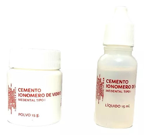 Kit De Cemento Dental Ionómero De Vidrio Tipo 1 Medental