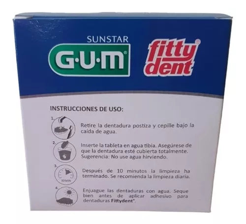 TABLETAS LIMPIADORAS pastillas efervecentes placas FITTY DENT