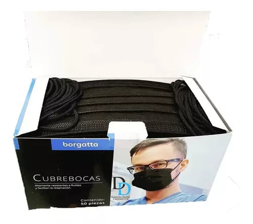 CAJA DE CUBREBOCAS 4 CAPAS Borgatta