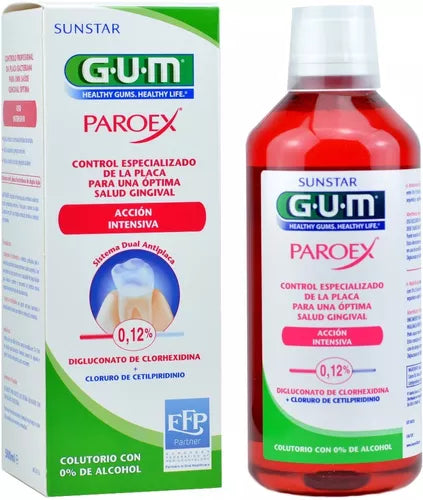 PAROEX ACCION INTENSIVA clorhexdina 0.12% 500ML enjuague bucal GUM