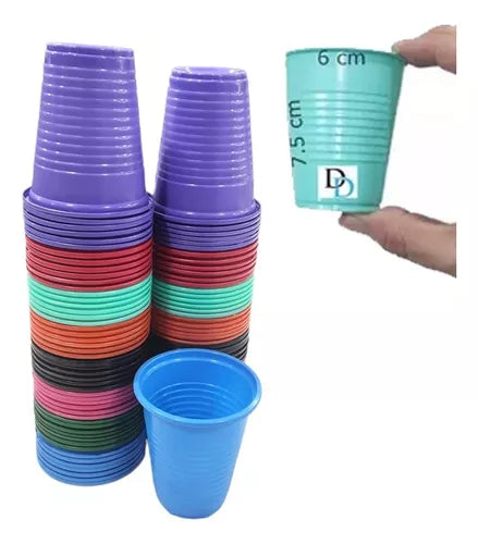 VASOS DESECHABLES DE PLASTICO 5oz C/50 Borgatta