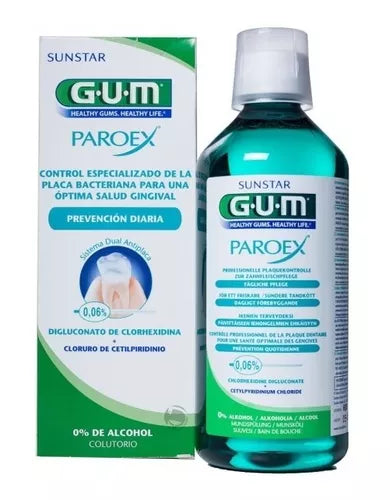 PAROEX Prevencion diaria con clorhexdina 500ML enjuague bucal GUM