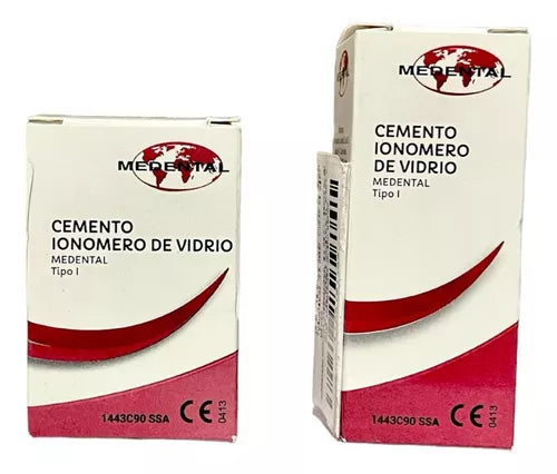 Kit De Cemento Dental Ionómero De Vidrio Tipo 1 Medental