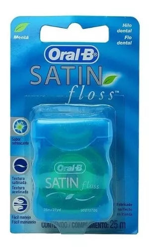 HILO DENTAL SATIN FLOSS SABOR MENTA 25m Oral-b