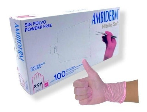 GUANTE DE NITRILO 100pz Aambiderm