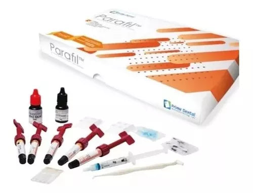 Kit De Resinas Parafil 5 Jeringas Prime Dent Zirconia