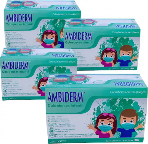 Cubrebocas infantil ambiderm