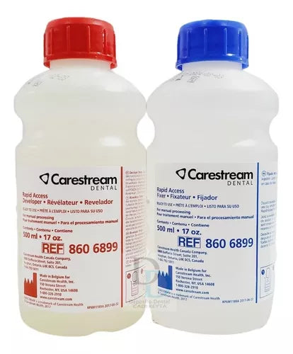 Juego Liquido Revelador y Fijador 500ml Carestream 500ML