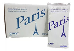 YESO PARIS tipo II Caja Master con 10 pzas - 10 kilos
