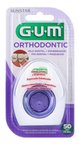 HILO DENTAL Para Ortodoncia 50 USOS GUM