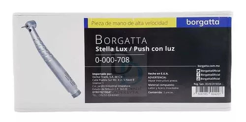 Pieza De Mano Alta Velocidad Turbina Dental Puch Botón LUZ 5led