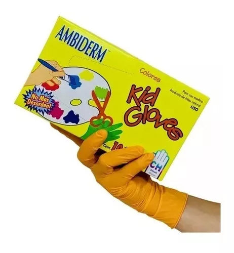 KID GLOVES GUANTE LATEX Talla Chica surtidos Ambiderm