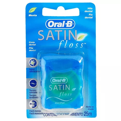 HILO DENTAL SATIN FLOSS SABOR MENTA 25m Oral-b