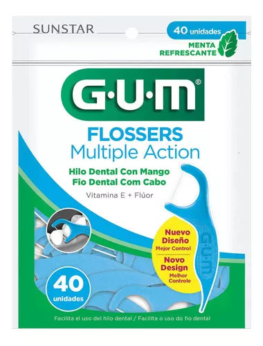 GILO FLOSSER MULTIPLE ACTION C/40 GUM