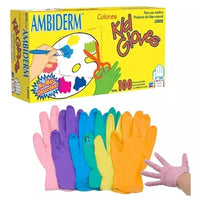 KID GLOVES GUANTE LATEX Talla Chica surtidos Ambiderm