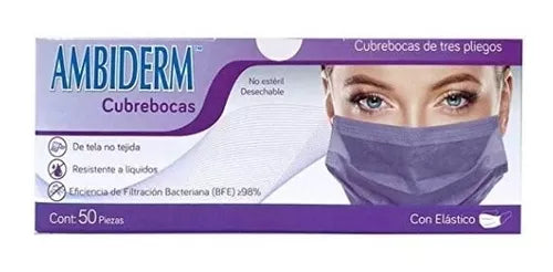 CUBREBOCAS 50pz Ambiderm