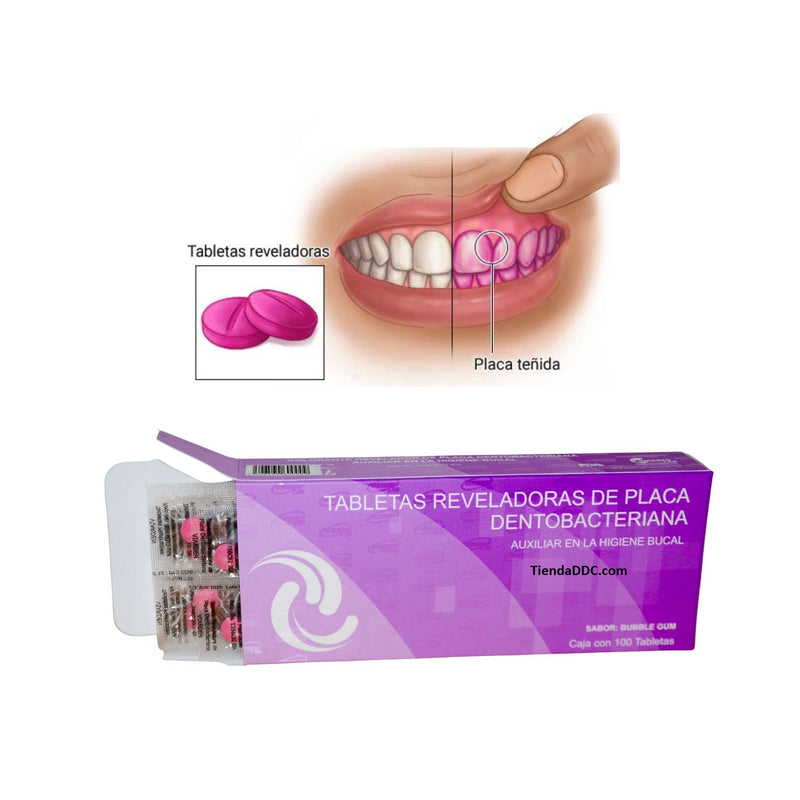 Tableta Reveladora de placa dentobacterianapara profilaxis dental