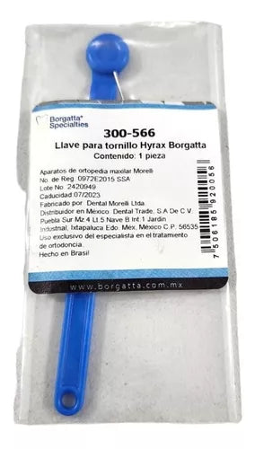 LLAVE PARA TORNILLO HYRAX 1pz Borgatta