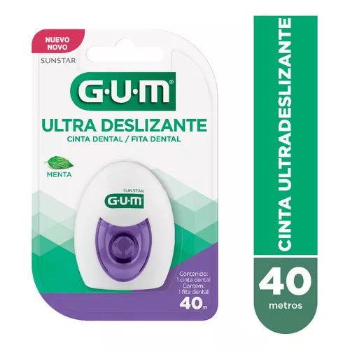 HILO DENTAL FLOSS 40 MTS MENTA ultradeslisante GUM