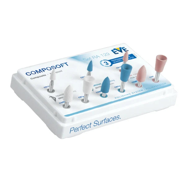 Tienda DDC - VOCO - RESTA - kit pulido dental Composoft set ra 129 9pz para composite eve | TiendaDDC.com