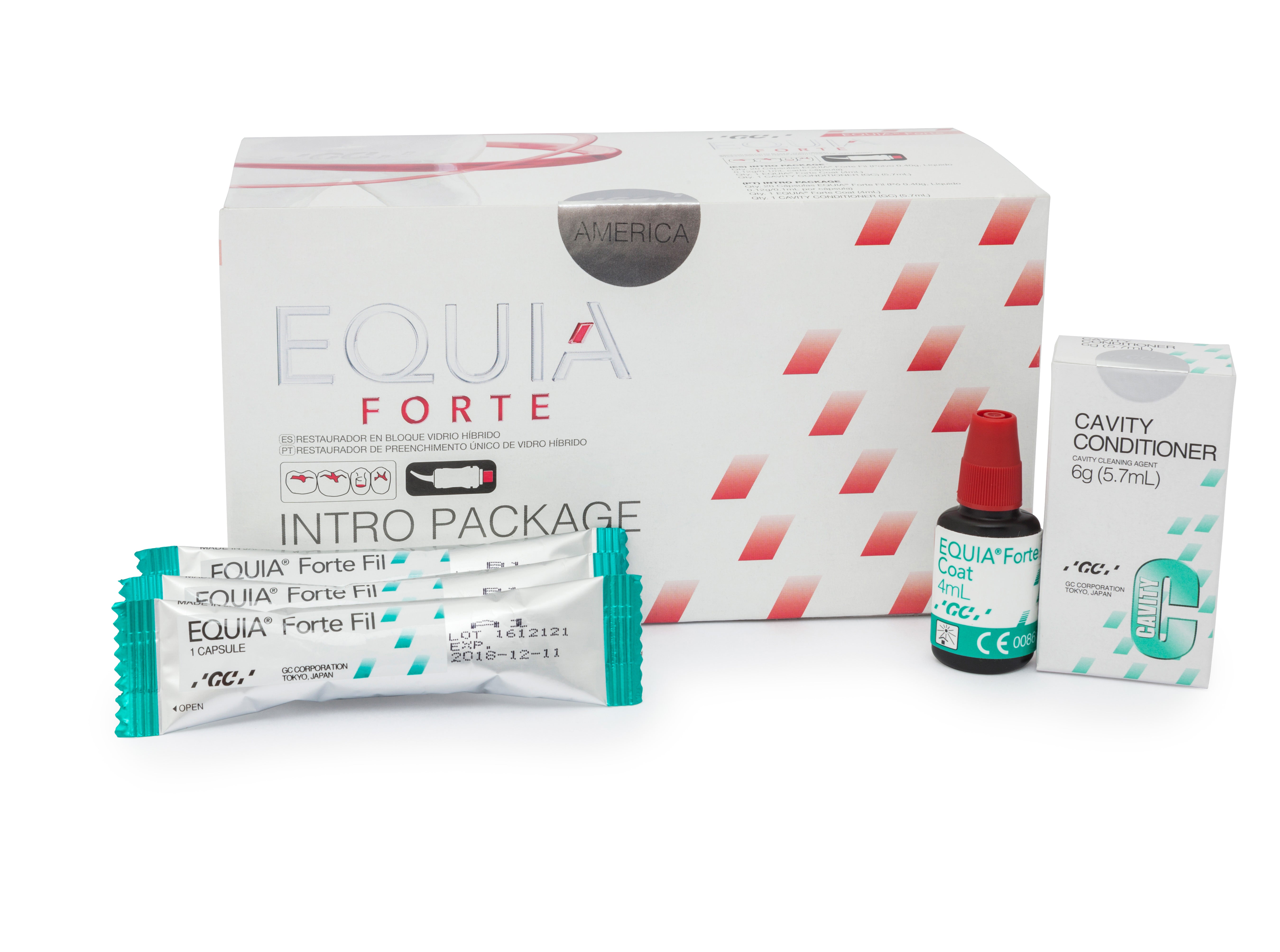 Tienda DDC - GC FUJI - RESTA - Equia Forte coat Intro kit GC - 20 capsulas | TiendaDDC.com