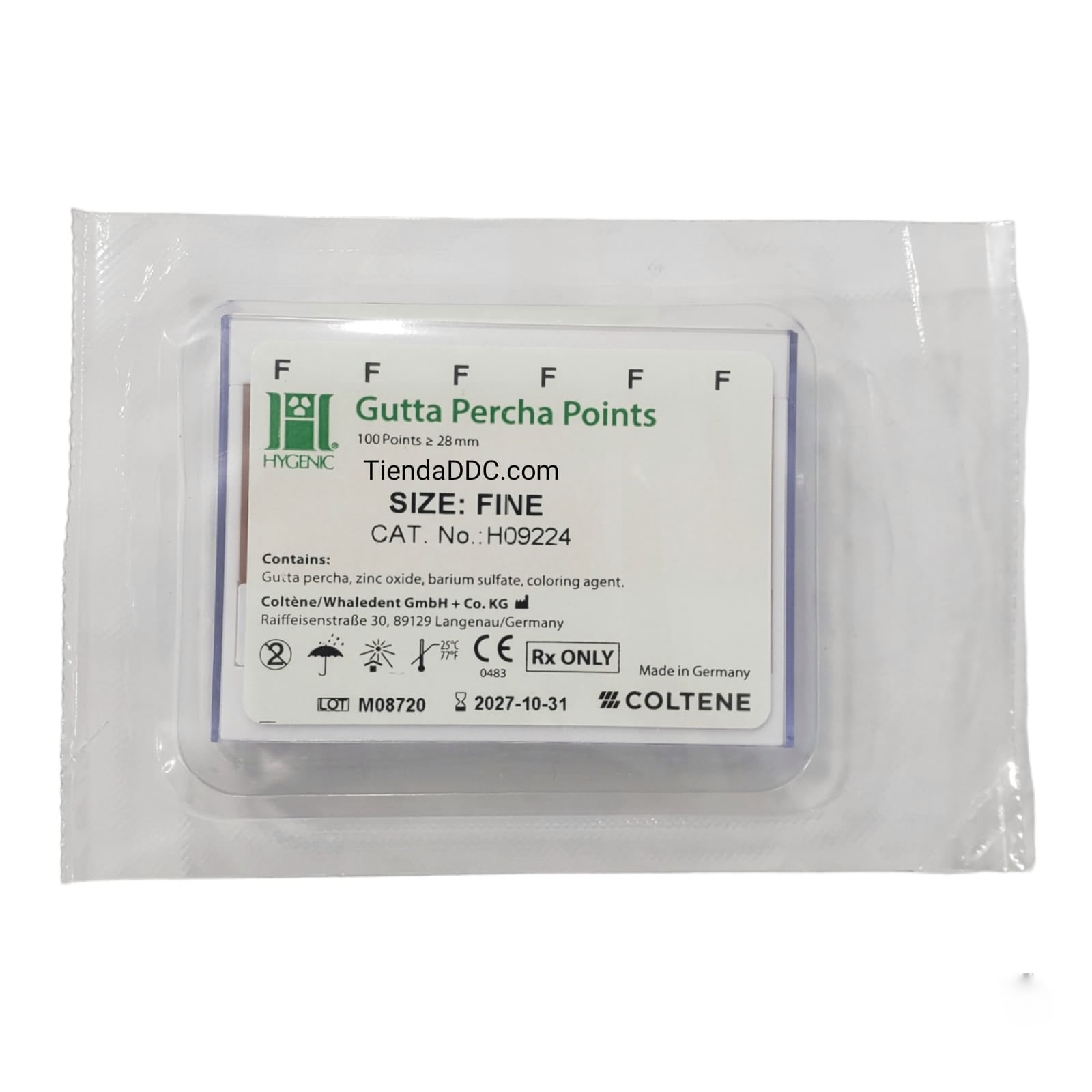 PUNTAS DE GUTTAPERCHA HYGENIC
