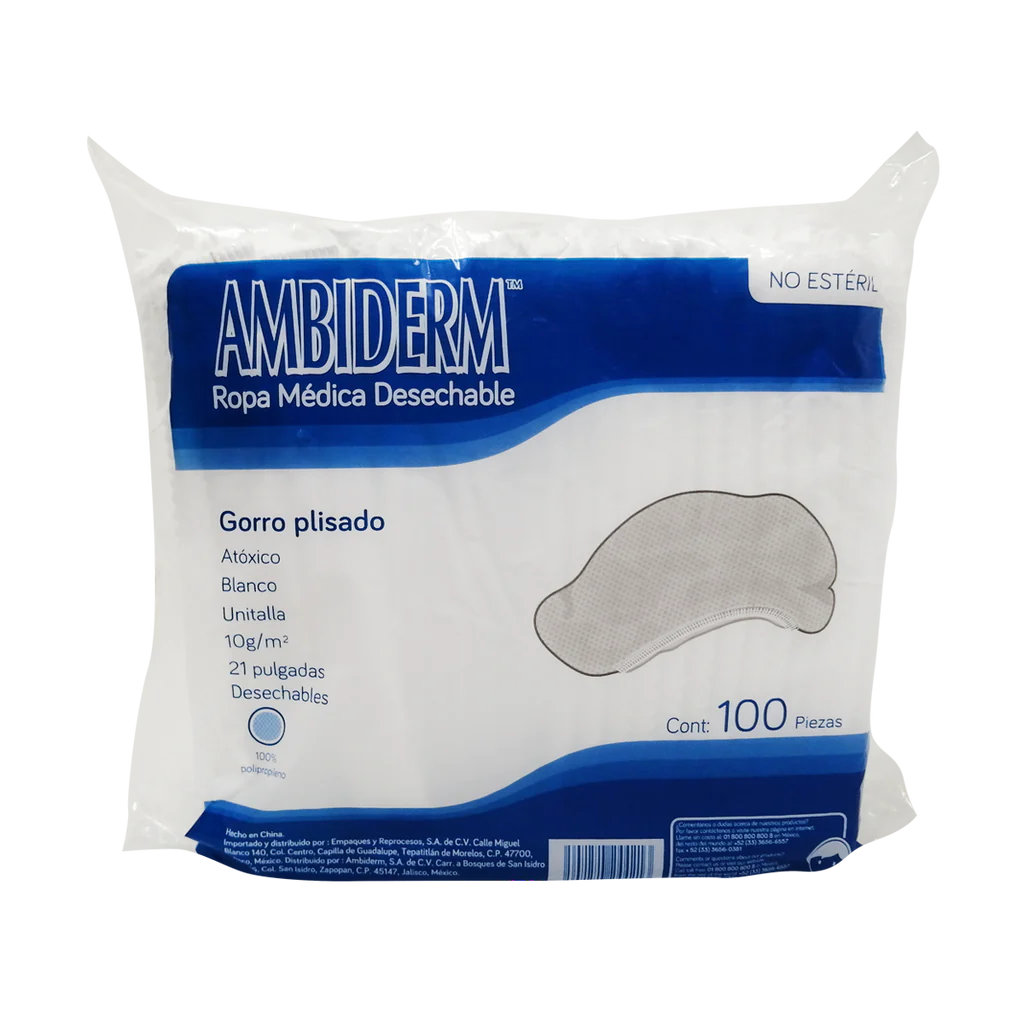 GORRO PLISADO Ambiderm