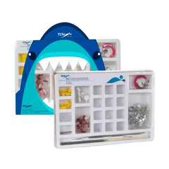 Kit de odontopediatría TDV infantil coronas celuloide