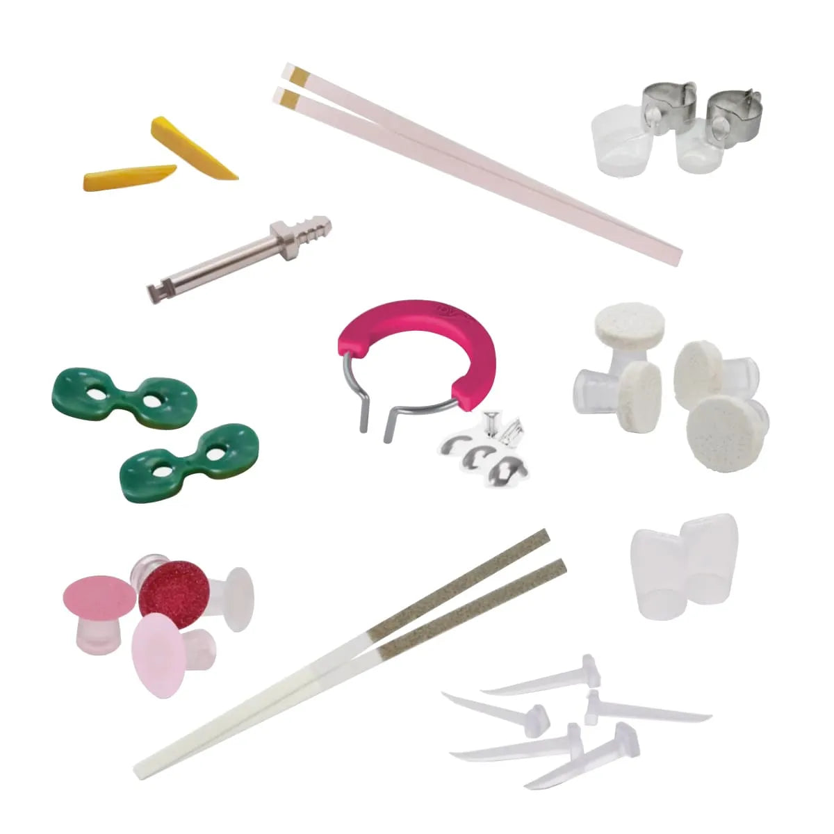 Kit de odontopediatría TDV infantil coronas celuloide