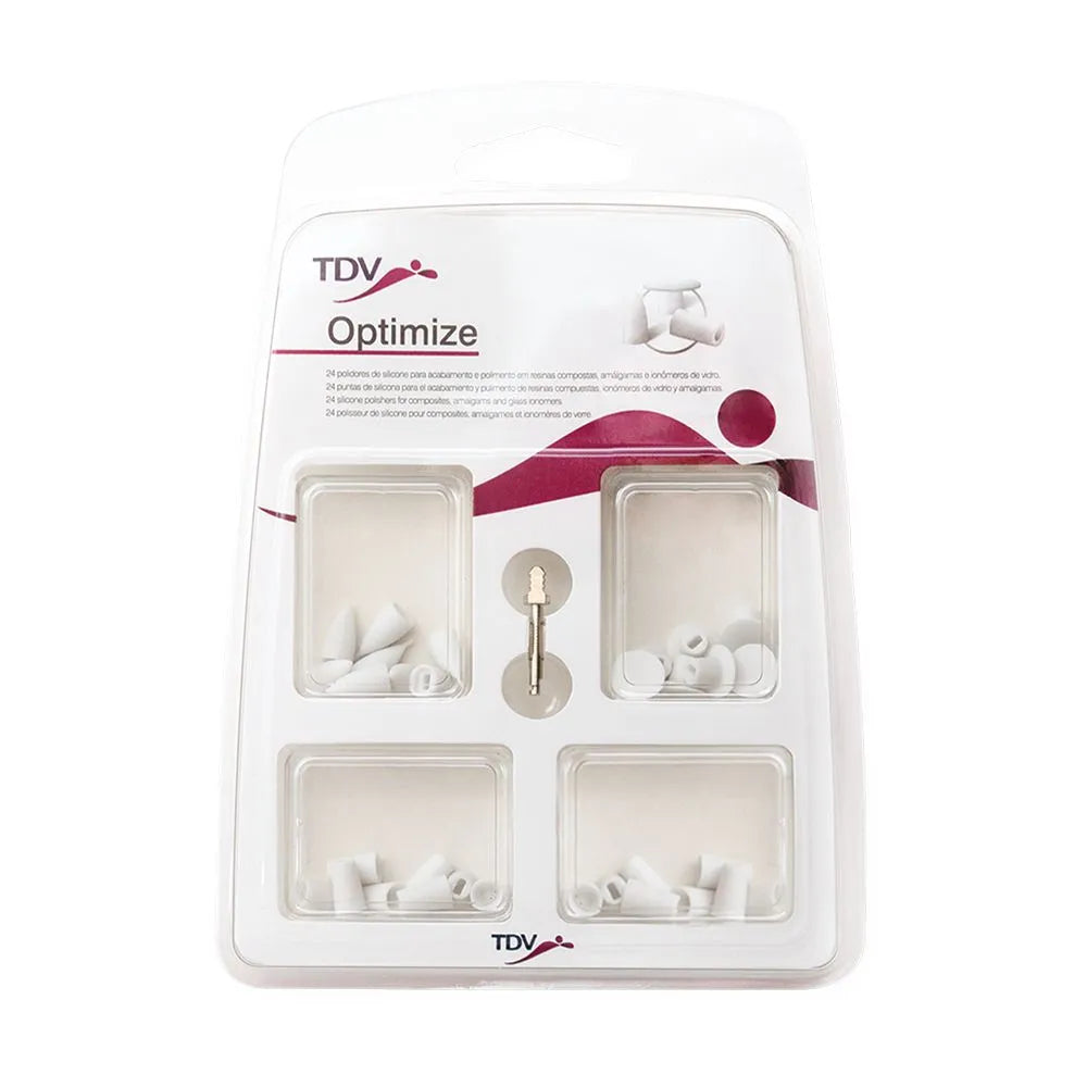 7897990330216 - TDV - RESINAS - Kit pulidp Dental Acabado Pulido Optimize 24 Puntas Con Mandril Tdv | TiendaDDC.com