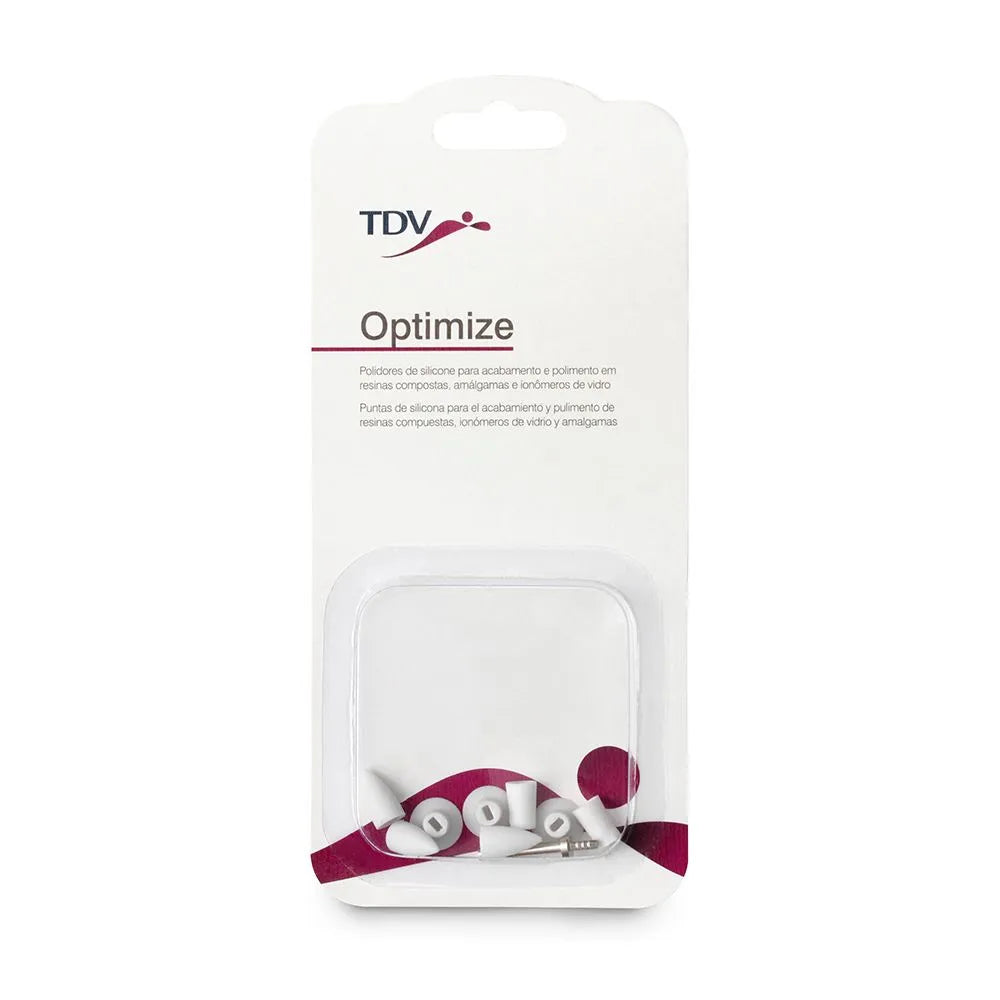 7897990330230 - TDV - RESINAS - Kit Pulido dental Resina Optimize Flama 8 Pzas Mandril TDV | TiendaDDC.com