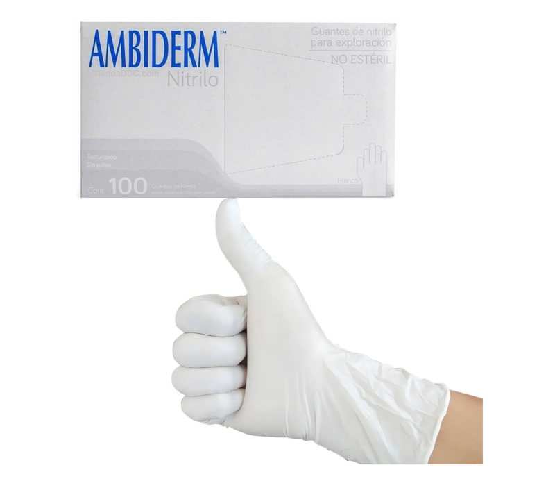 GUANTE DE NITRILO Ambiderm 100pz
