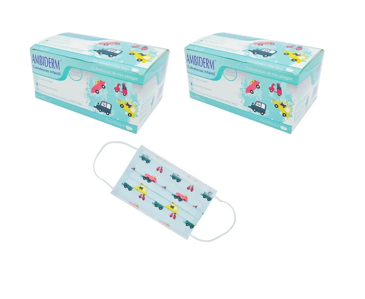 Cubrebocas infantil ambiderm