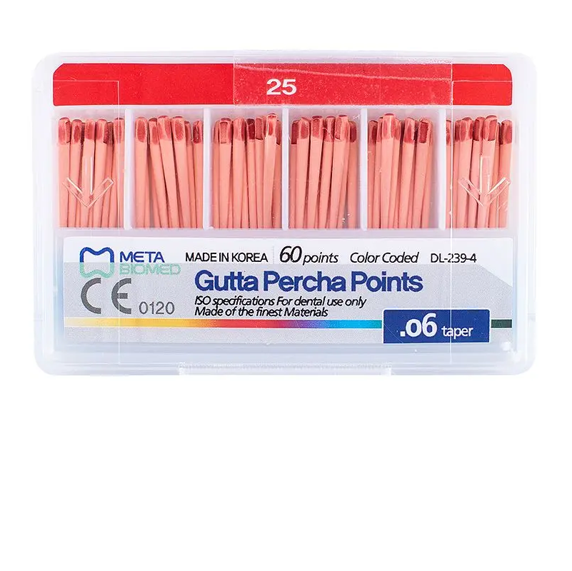 Puntas Gutta Percha Points Meta Biomed Taper .06