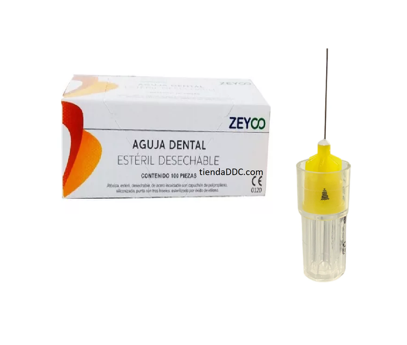 AGUJA DENTAL ZEYCO 100pz