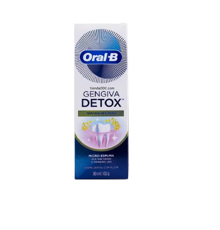 PASTA GENGIVA DETOX TARTAR PREVENT 80 ML ORAL-B