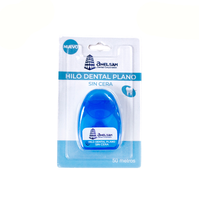 7707282392269 - Anelsam - Hilo Dental Plano Sin Cera 50m | TiendaDDC.com