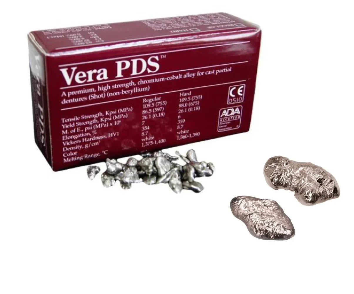 Metal Albadent Vera Pds Aleación Cromo cobalto Granalla 1 Kg