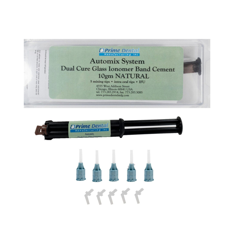 DUAL CURE GLASS IONOMER CEMENTO PARA BANDAS Prime Dental