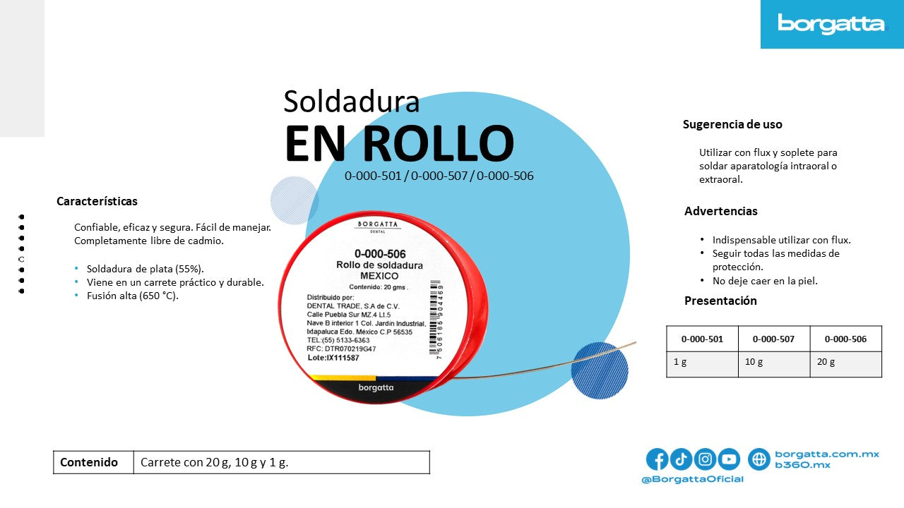 Soldadura de plata 10 gr