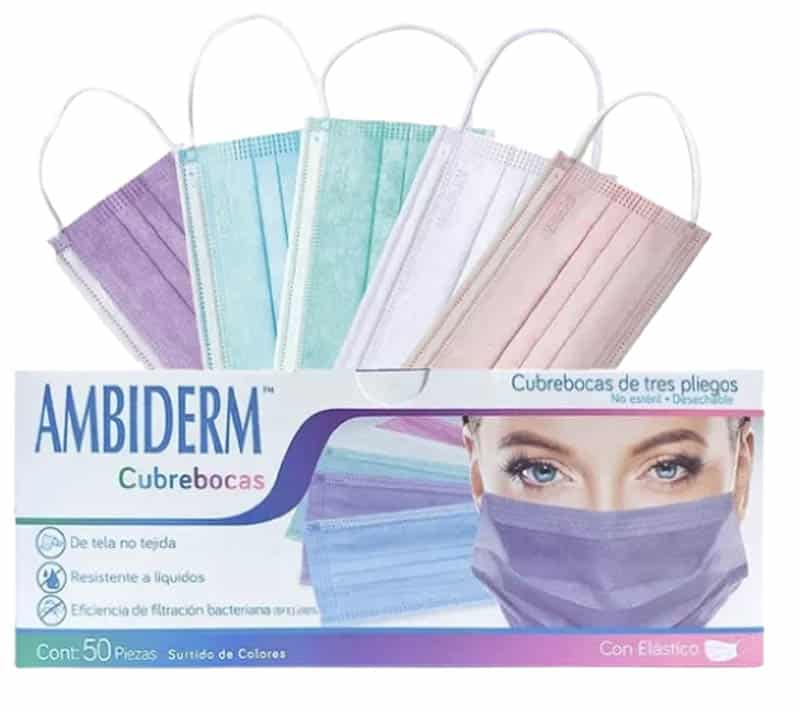 CUBREBOCAS 50pz Ambiderm