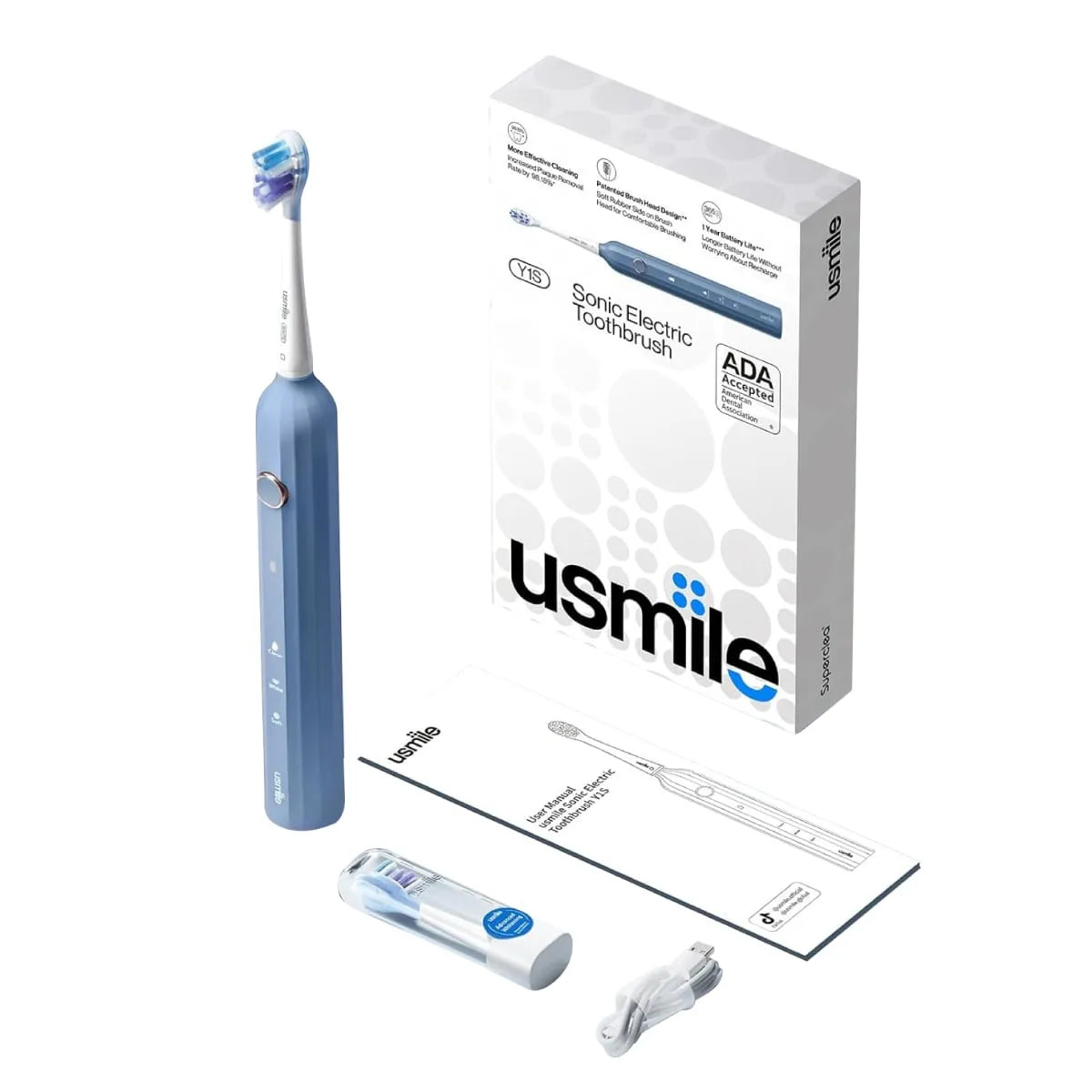 Cepillo De Dientes Eléctrico Sonico Usmile Eléctrico Y1s