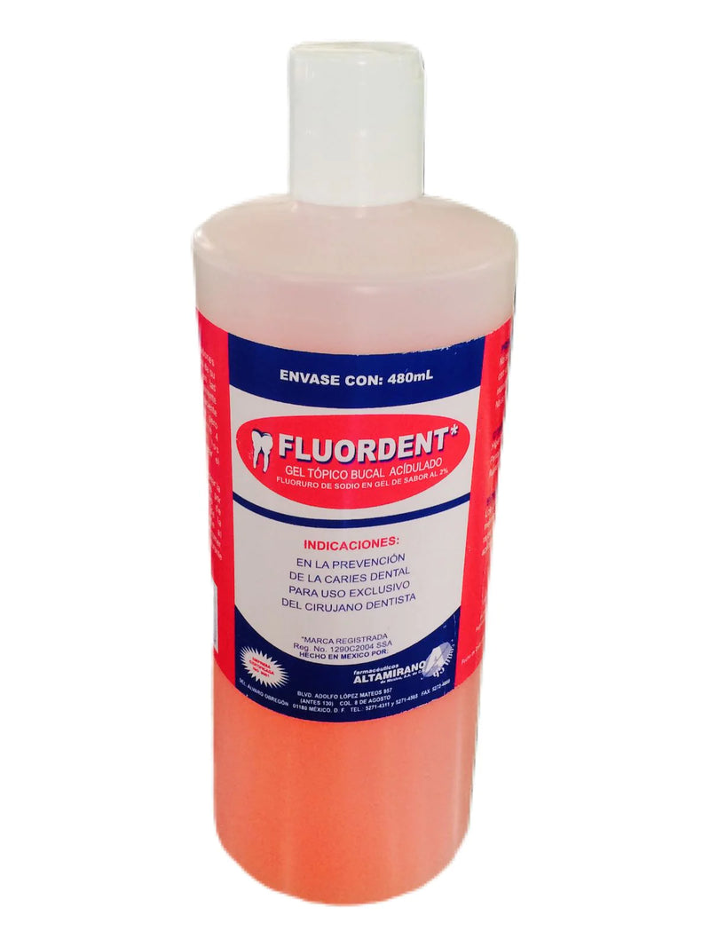 Fluordent Gel Flúor Dental 480ml