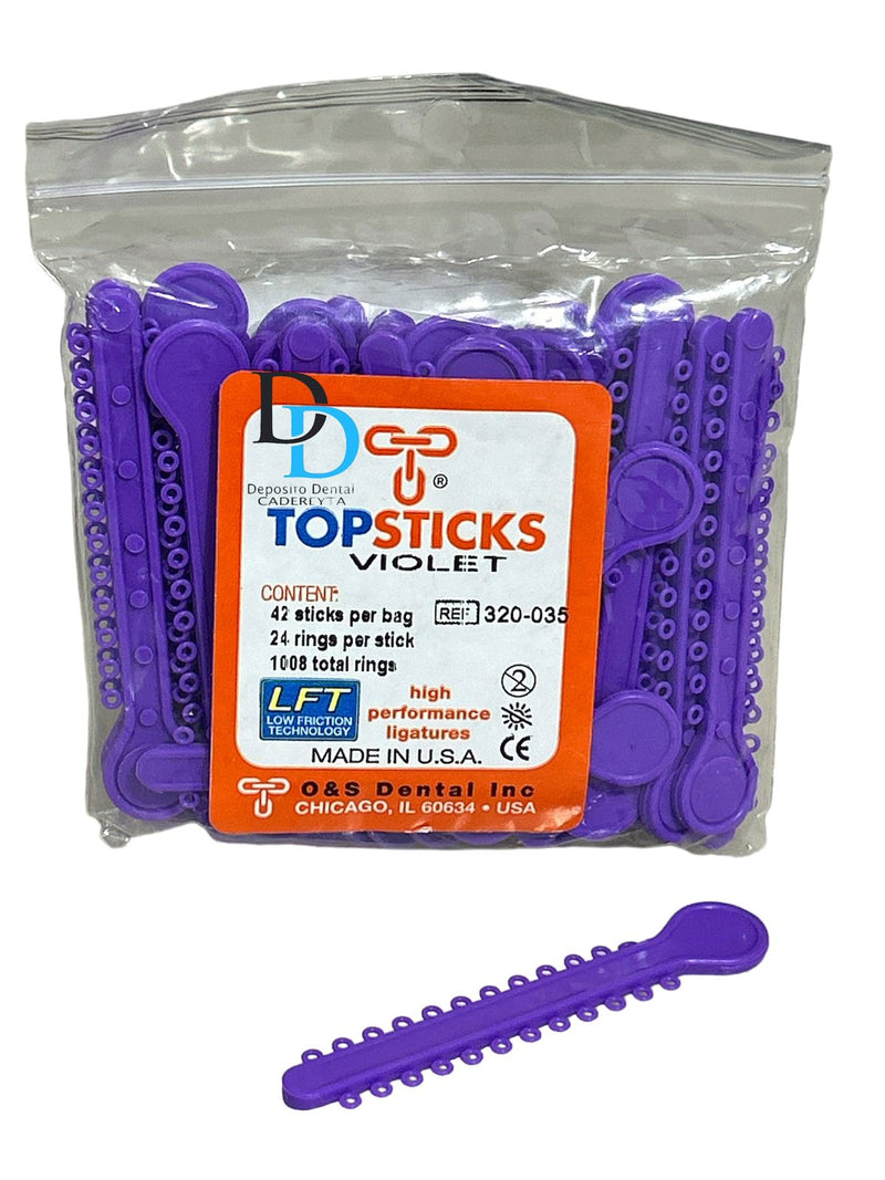 ELASTICOS LIGAS TOP STICKS PAQUETE C/42