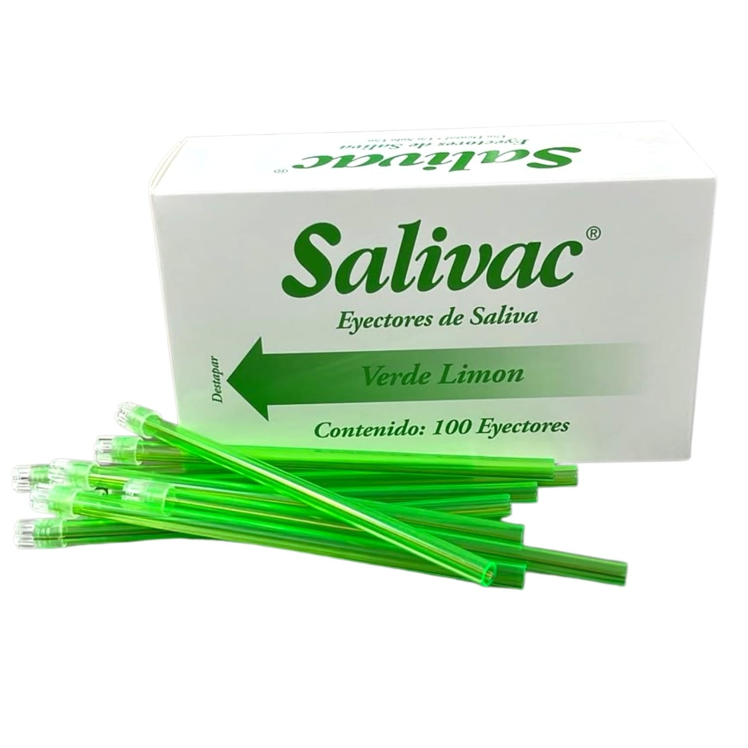 7502236492916 - UniSeal - CLINICA - Eyector de saliva 100 pzas de colores | TiendaDDC.com