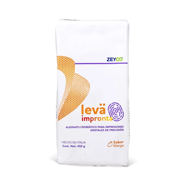 7501567704583 - ZEYCO - CLINICA - Alginato Cromatico Zeyco Leva Impronta 450gr Tipo I - Sabor Mango | TiendaDDC.com