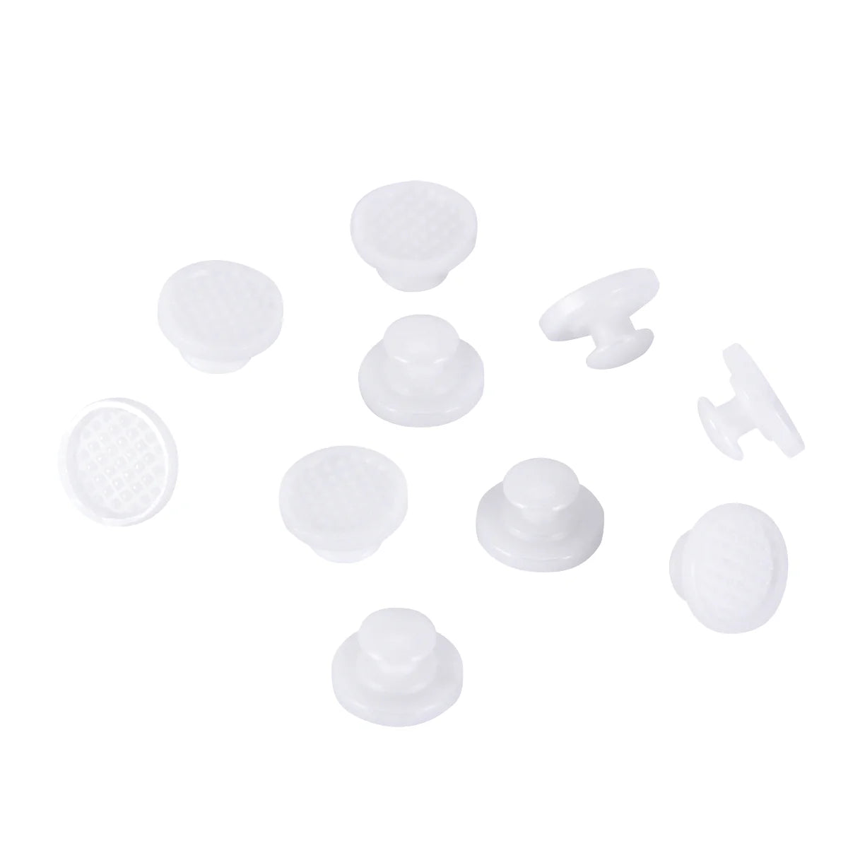 Botón lingual estetico base redonda de cerámica 10pz