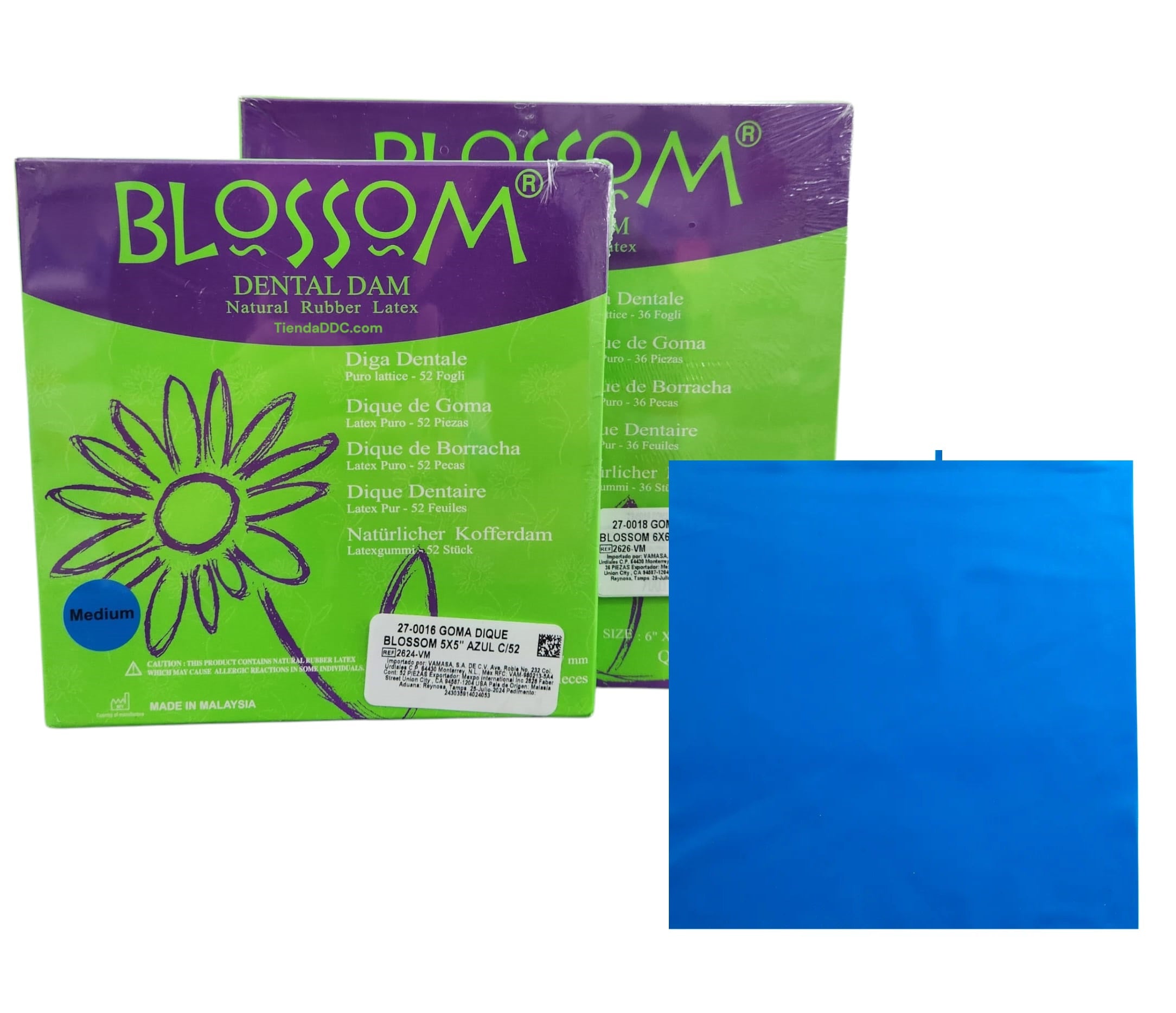 Dique Blossom goma